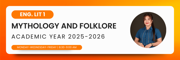 ENG.LIT1 - MYTHOLOGY AND FOLK LORE 