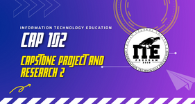 CAP 102 - Capstone Project and Research 2