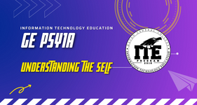 GE Psy1a - Understanding the Self 