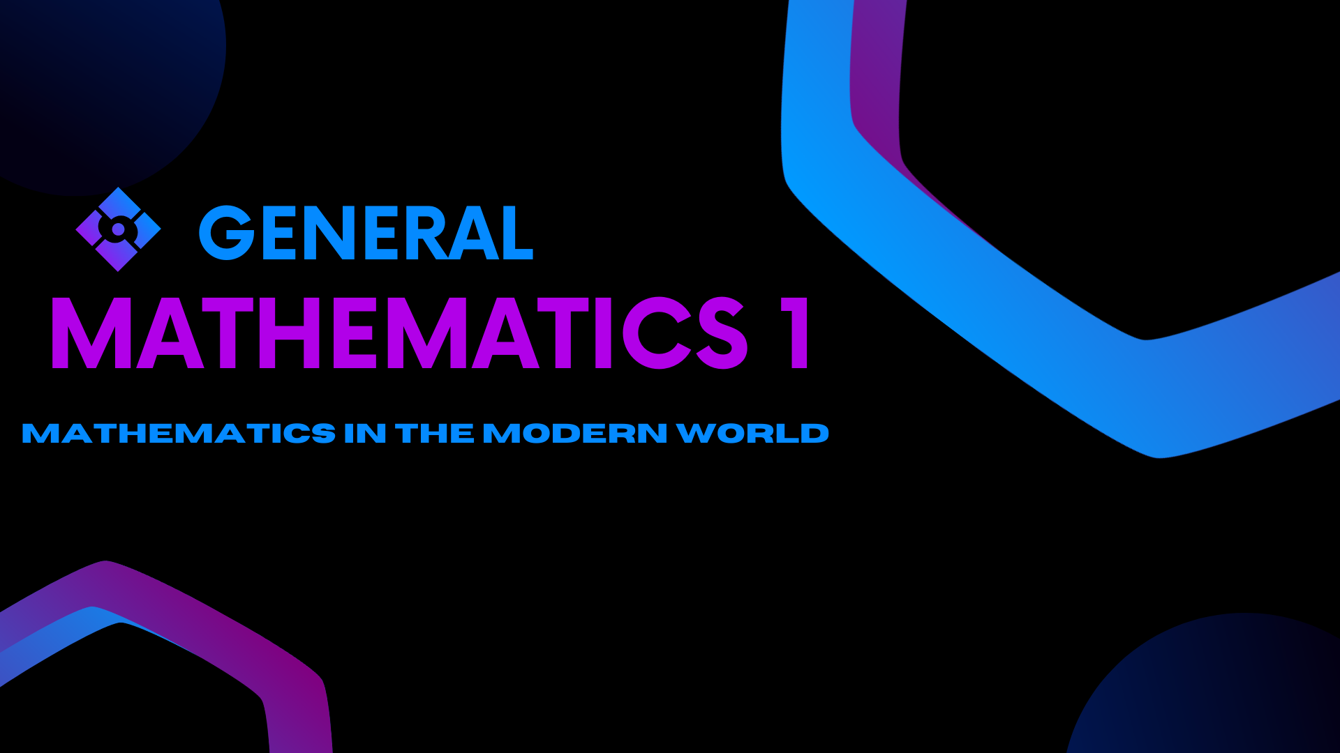 GE MATH 1 - Mathematics in the Modern World